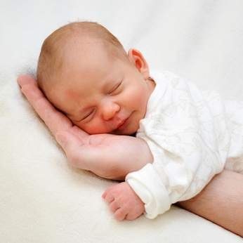 Healthy Home Package new born baby sleeping in mum's hand