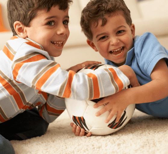 Healthy Home Package kids playing on carpet cleaned by chemdry